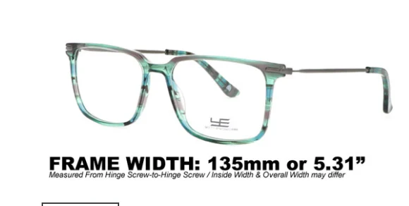 Rectangular Eyeglasses New